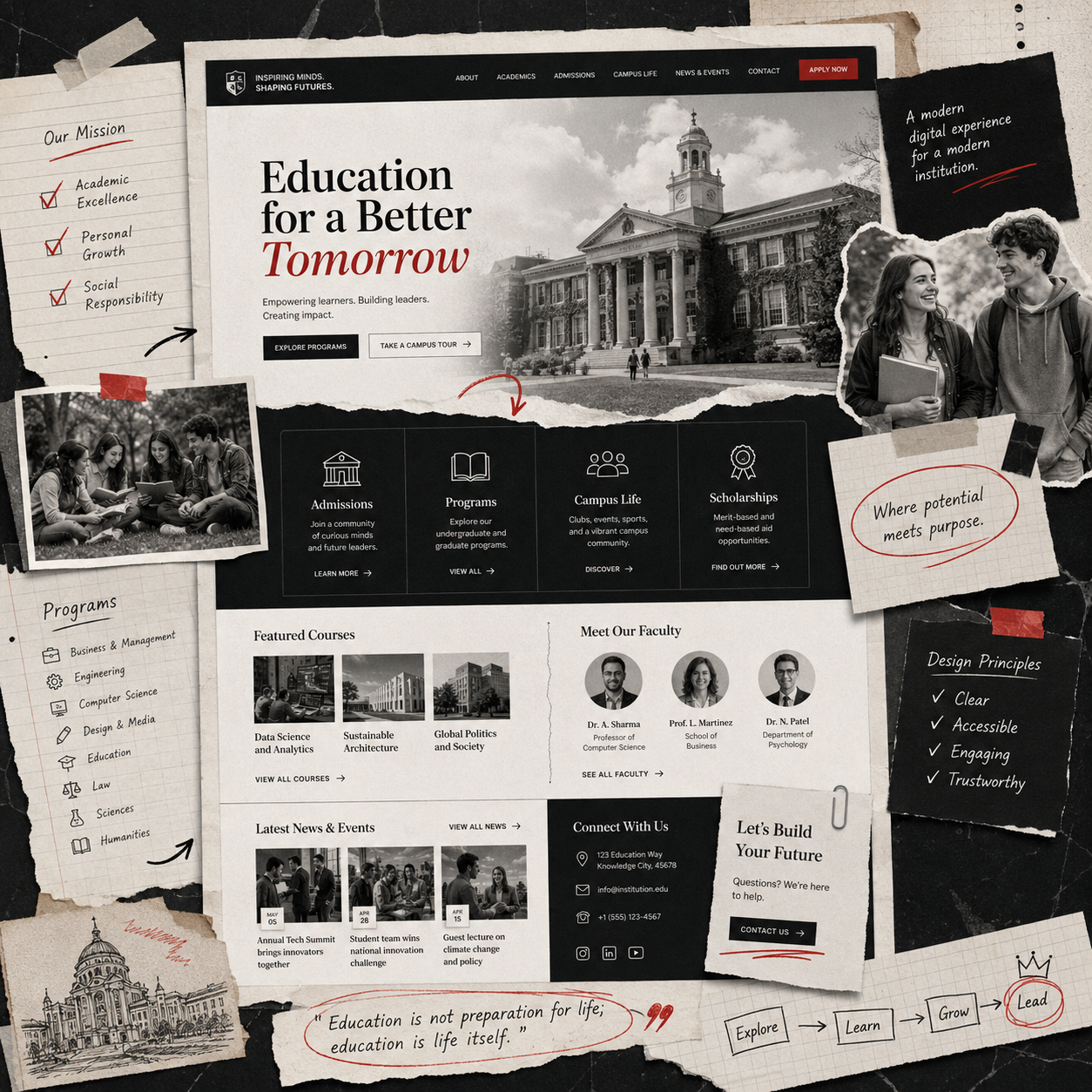 Educational & institutional websites